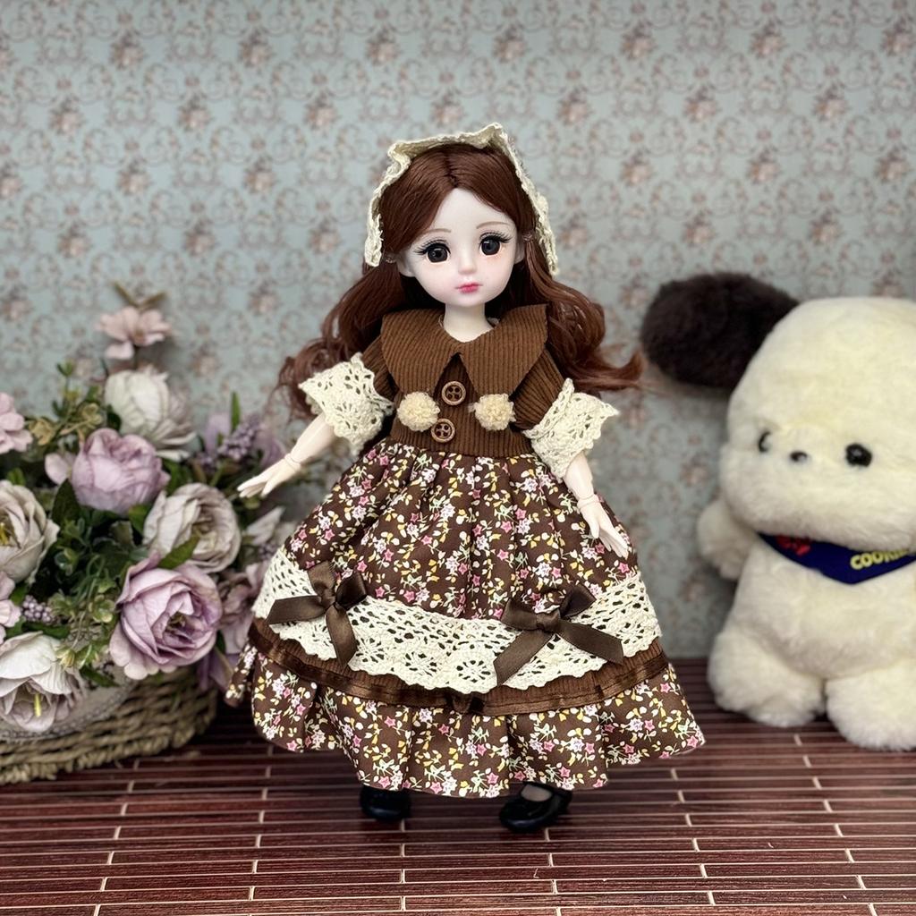 High Yan Value 30cm Doll Set Of Naked Doll 6 Points Bjd Dress-up Girl's Family Children's Birthday Gift