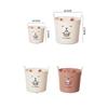 New Cartoon Pencil Holder Large Capacity Round Desktop Storage Buckets Pen Container Students Stationery