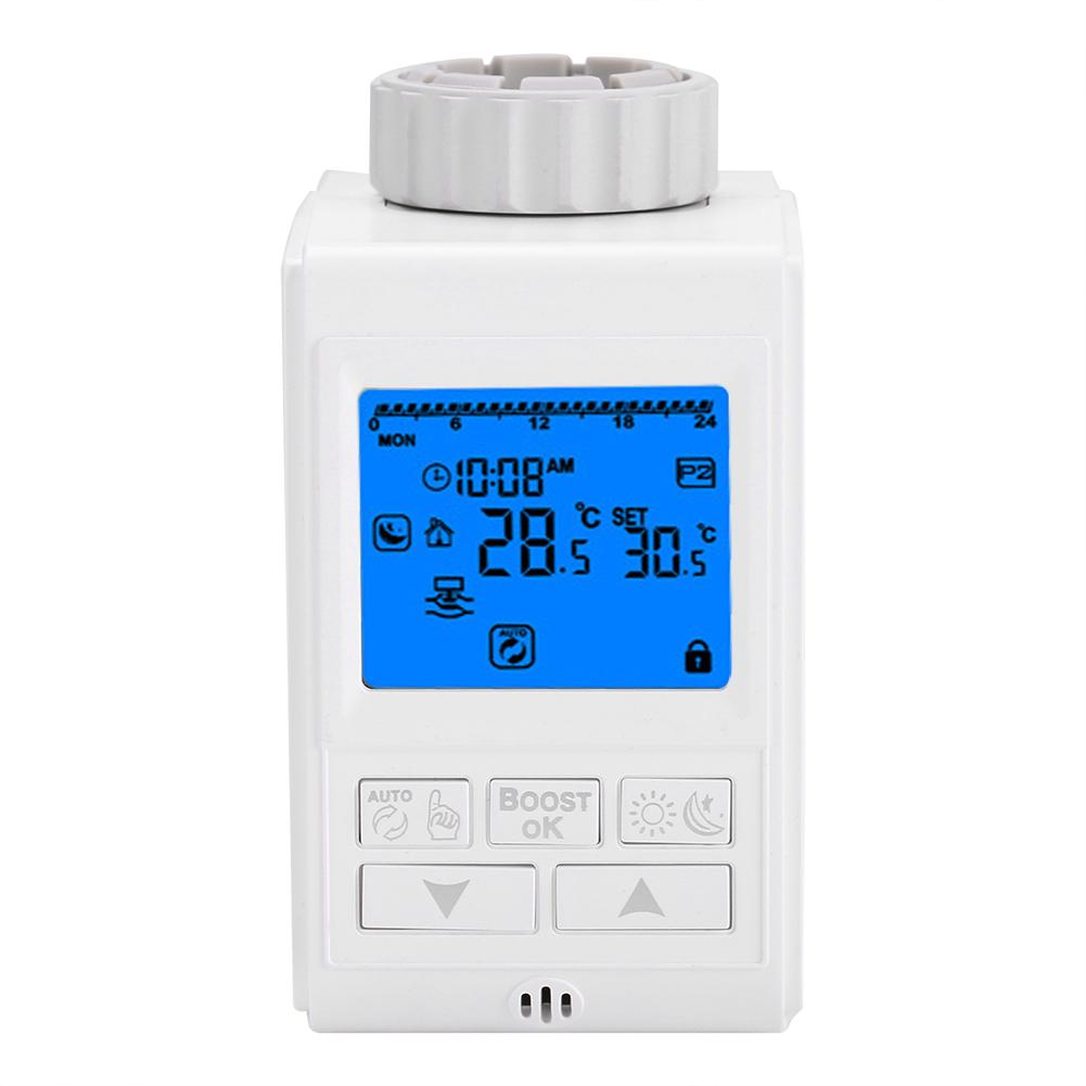 Elektrischer thermischer Stellantrieb zum Anschluss eines Wasserventils für die Raumtemperaturregelung einer Fußbodenheizung