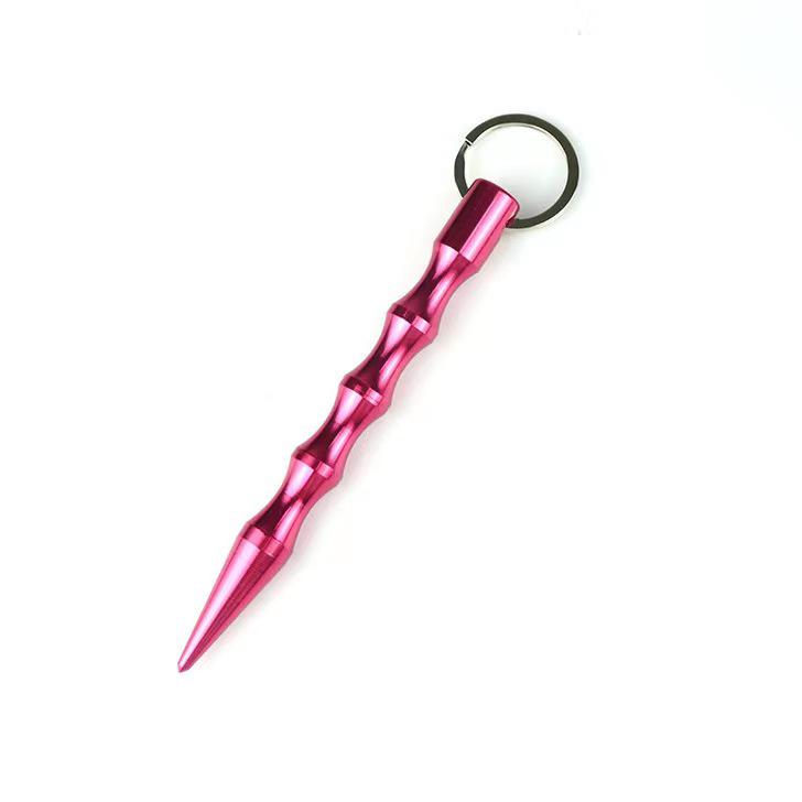 Women's Self-Defense Tactical Pen: Portable, Pen-Shaped Keychain Tool with Window Breaker for Outdoor Safety.