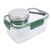Salad Lunch Container With Dressing Compartment Reusable Portable  proof Salad Bowl for   Gym Bag
