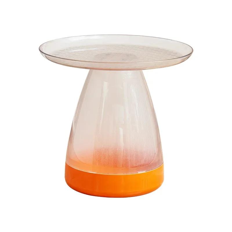 Minimalist Nordic Coffee Tables Round Plastic White Unique Side Table Living Room Luxury Simple  Home Furniture