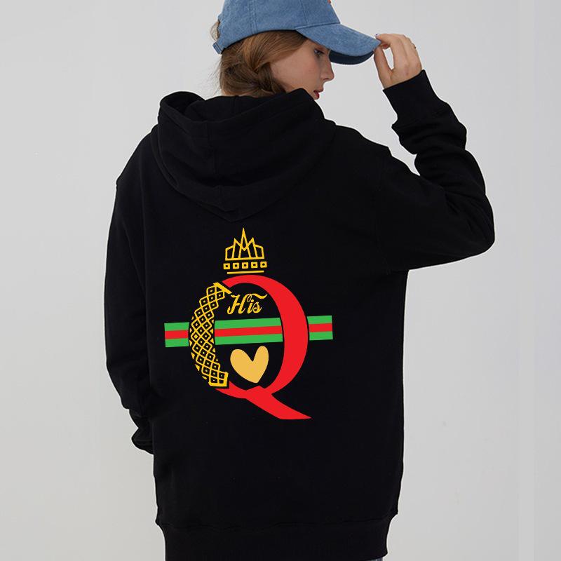 King & Queen Couple Valentine's Day Hoodies