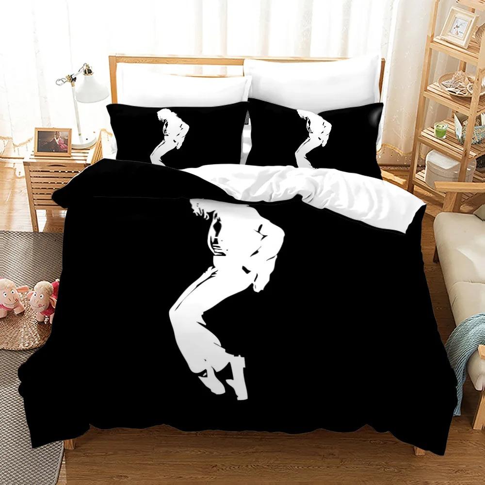 Comforter Michael Jackson Bedding Set Single Twin Full Queen King Size Musical Genius Bed Set Teenager Bedroom S 011