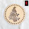 New Wooden Wall Sign Flower of Life Shape Laser Cut Wood Wall Decor Coasters Craft Making Sacred Geometry Meditation Ornament