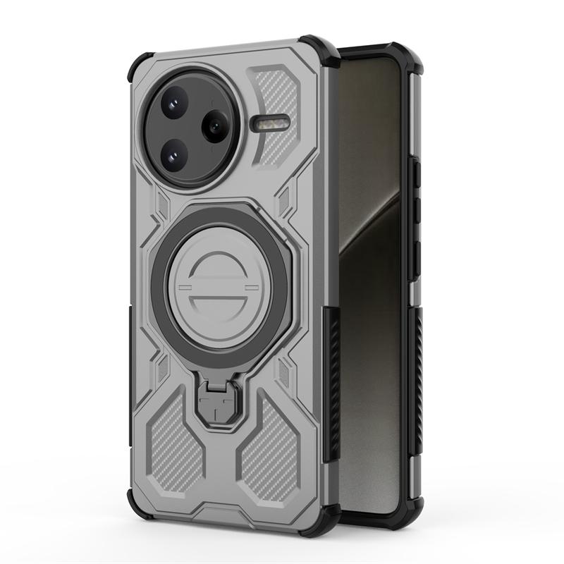 Magnetic Wireless Charge Cover For Xiaomi Poco F7 Ultra X7 Pro Phone Holder Case For Poco F7 Ultra Cover For Poco F7 Ultra Case