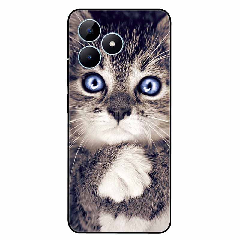 Funda For Realme Note 50 Case Silicone Soft Shockproof Cartoon TPU Phone Shell For Realme Note50 Cover Painted Cute Coque Note50