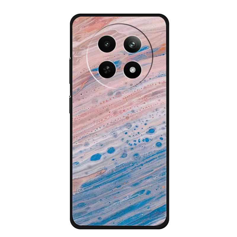 Case For Realme 13 Plus Marble TPU Soft Silicone Back Cover For Realme 13+ Cases Protective Mica Painted Colorful Bumper Capa