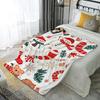 Christmas-themed Blanket Microfiber Flannel Cover Blanket Bedroom Living Room Sofa Soft And Comfortable Home Decoration