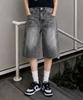 Neseupaseutyudio Lucy Washed Bermuda Denim Shorts Pants 3 Colors [Nssd_6001]
