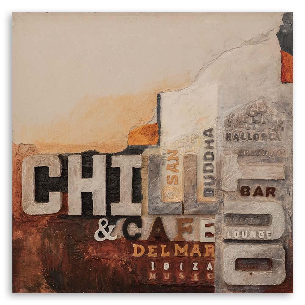 Obraz Abstraktní Béžová jako malovaná