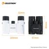 Celestron Hummingbird 8X21 HD Binoculars - High Magnification, Low Light Night Vision, Portable for Concerts