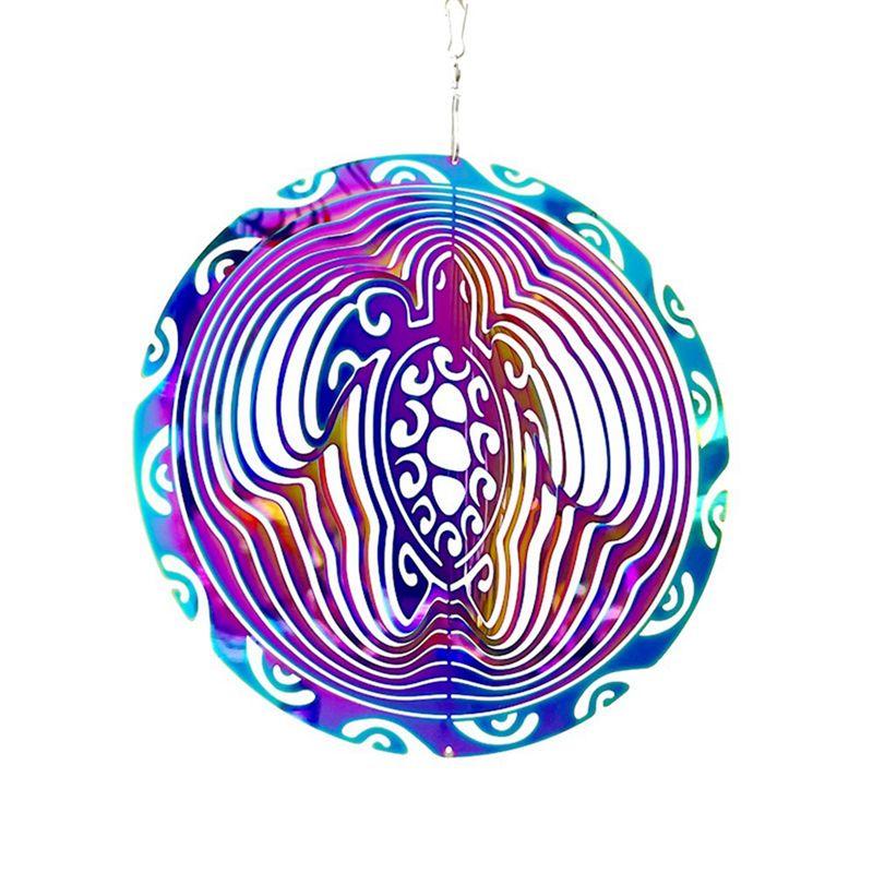

ABJI-3D Tortoise Wind Chimes Spinner Bell Pendant Outdoor Hanging Windchimes For Room Party Christmas Decor разноцветный