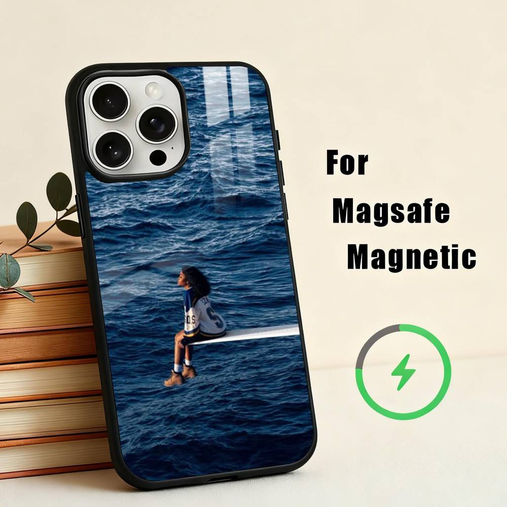 

Fashionable S-SZA-A Singer Phone Case For iPhone 17,16,15,14,13,12,Plus,Pro,Max for Magsafe Magnetic Wireless Charging iPhone17