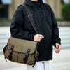 Men's Canvas Shoulder Bag Large Capacity Crossbody Bag
