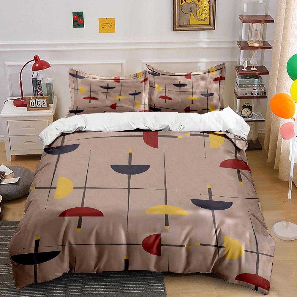 Abstract Shapes and Lines. Bedding Sets Duvet Cover Sets Duvet Covers Pillowcases(1 * Duvet Cover 2 * Pillowcases Without Duvet Insert)