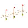Ice Fishing Tip Up Flag High Visibility Flag Ice Fishing Equipment Gear with Fishing Net and 50M Nylon String