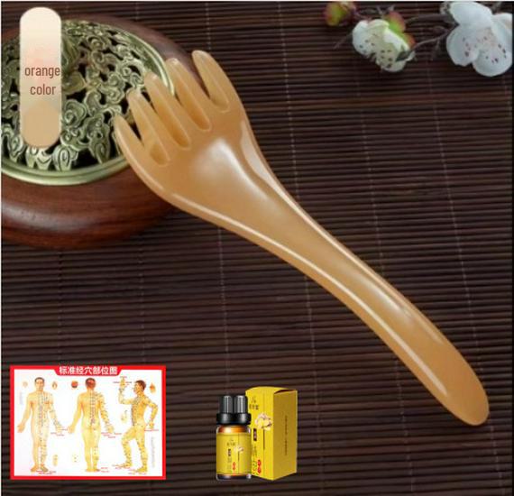 Kopfhautmassagegerät mit fünf Krallen: Akupressur-Kamm zur Entspannung und Dekompression