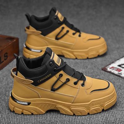 Chaussures de Marque Printemps Homme Haute Qualité Confort Résistant à l'Usure Baskets Décontractées Homme Chaussure de Travail et de Sécurité Bottines Homme
