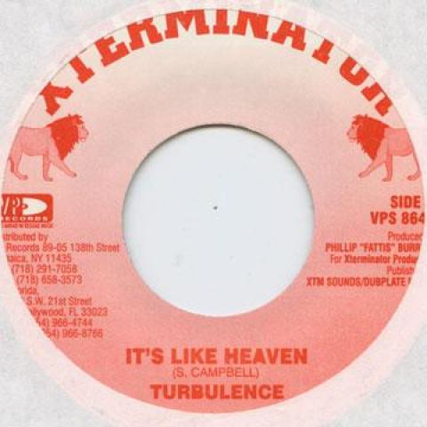 

7-дюймовая пластинка TURBULENCE - It s Like Heaven VPS8642 Xterminator 2001 US Регги, Ска и Даб