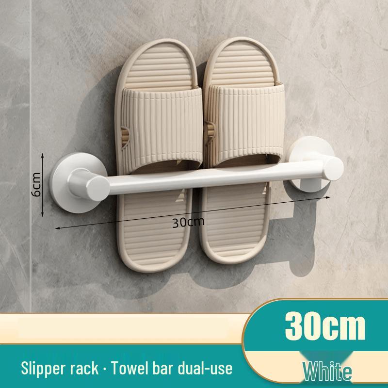 cmaos Wall-Mounted Aluminum Slipper Draining Rack