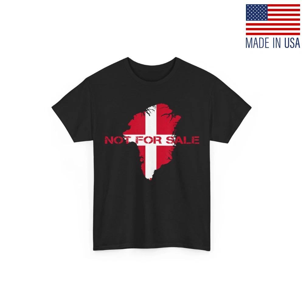 Denmark Flag Greenland Is Not For Sale Annex Greenland T-Shirt Reprint 3XL