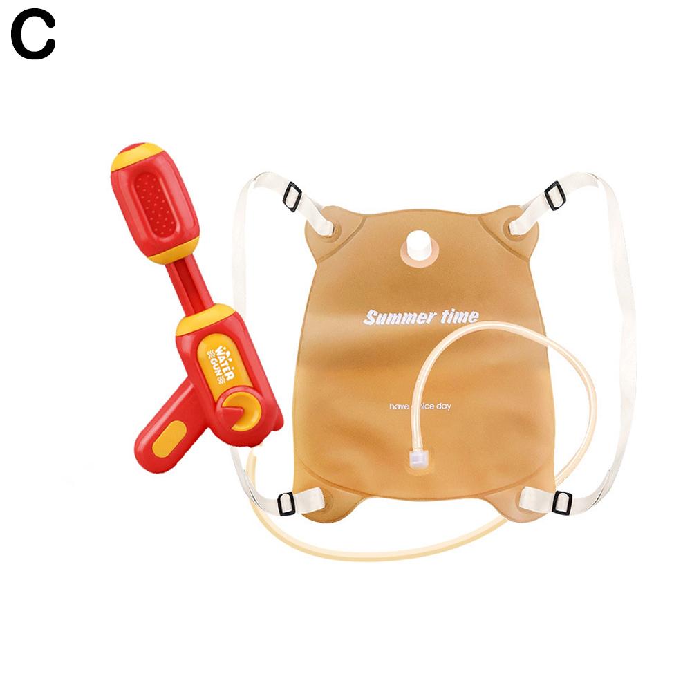 

Детская мягкая упаковка, сумка для воды, водяной пистолет, рюкзак, летние длинные детские боевые игрушки, Pull Sho R7P1 red-one-size