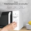 23L Household & Office Turntable Microwave Oven with Visible Heating