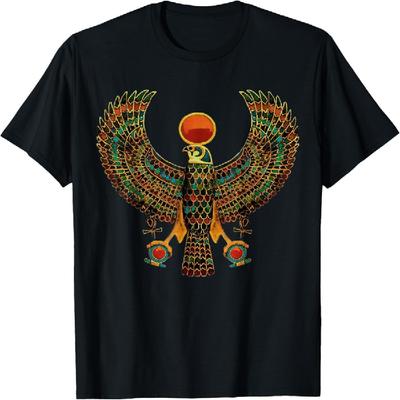Horus Ancient Egyptian Falcon Hieroglyph T-Shirt