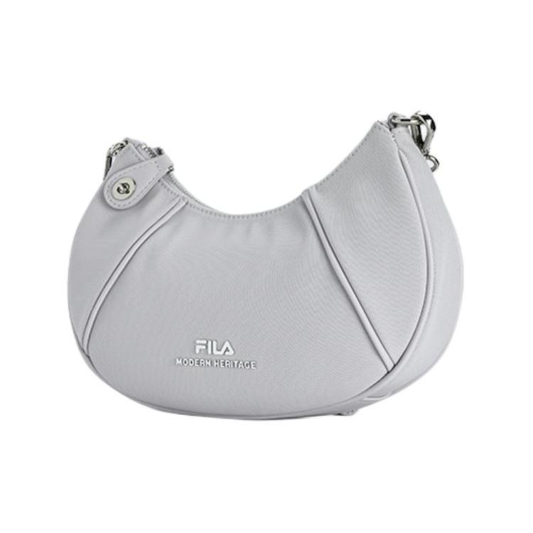 New FILA Fabric Crossbody Bag, Shoulder Bag Mini Women's Light Medium Gray F13W421164FGY