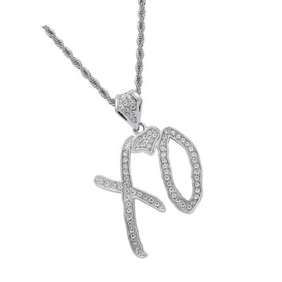 Elegant Alloy Sweater Chain Necklace Letter Charm Pendant Necklace Women Fashion Jewelry Accessory For Dress Shirt