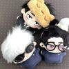 Anime Jujutsu Kaisen Mini Plush Keychain Ryomen Sukuna Geto Suguru Itadori Yuji Soft Stuffed Pendant For Backpack Bag Decoration