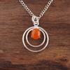 Carnelian Gemstone Jewelry, 925 Solid Sterling Silver Pendant, Handmade Dazzling Silver Pendant Jewelry For Thanksgiving Gift