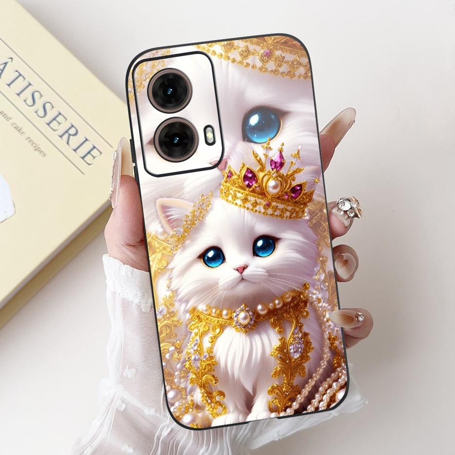 For Motorola Moto G85 5G Case XT2427-1 Luxury Candy Painted Cover Soft TPU Phone Case For Moto G35 G 55 85 MotoG55 MotoG85 Shell