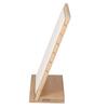 Wood Necklace Bracelet Pendant Jewelry Organizer Display Holder Stand Rack(White)