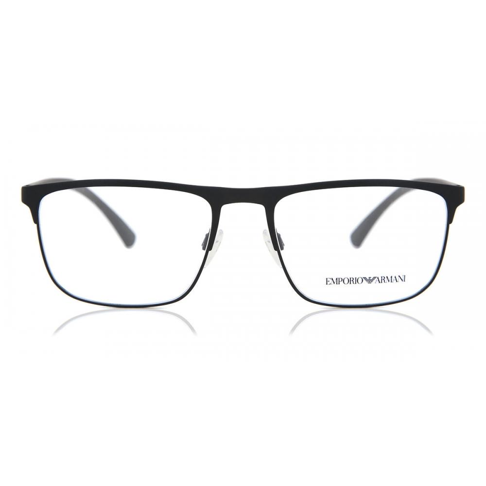 

Emporio Armani Ea1079 3094 Men Eyeglasses Black Rubber/55
