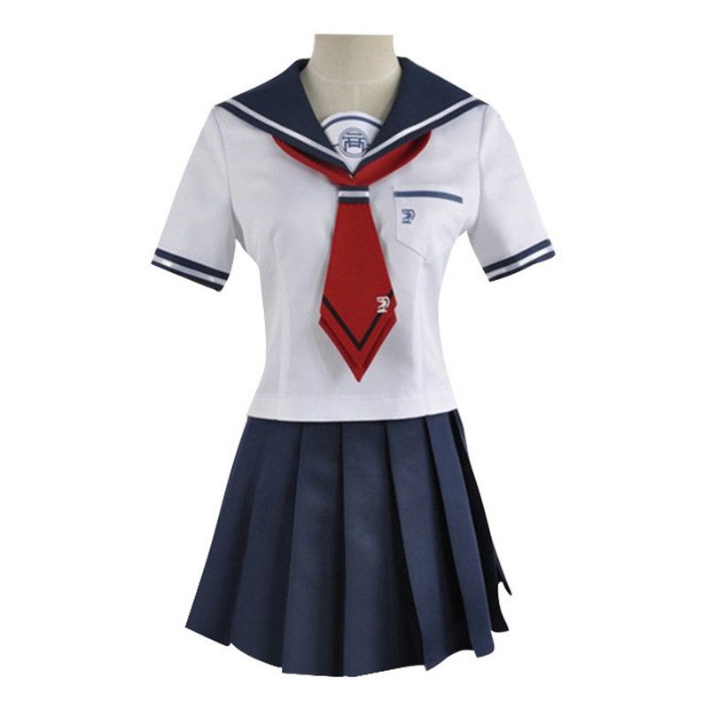 

Еще один эпизод Danganronpa Юбка униформы Наэги Комару Костюм для косплея с носком Costume Set(No Wig),M