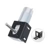 5840-555 Miniature Worm Gear Reduction DC Motor 12V-24V Single-Direction Long D-shaped Shaft Reversible High-torque Geared Motor