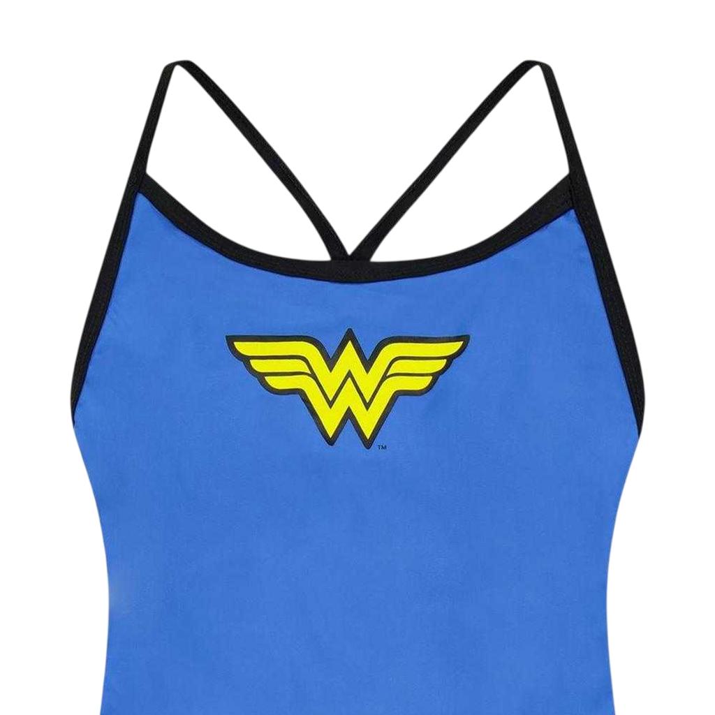 Zoggs Girls Wonder Woman One Piece Swimsuit