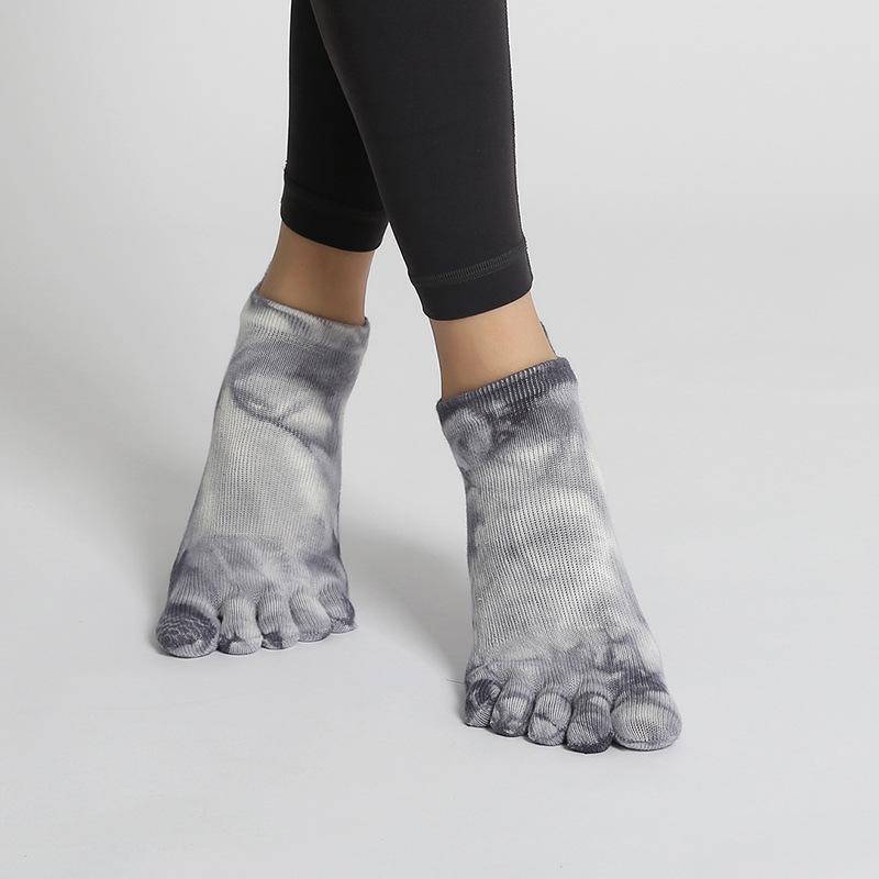 New Trend Bodhi Grip Yoga Socks: Five-Toe Non-Slip Indoor Sports Socks