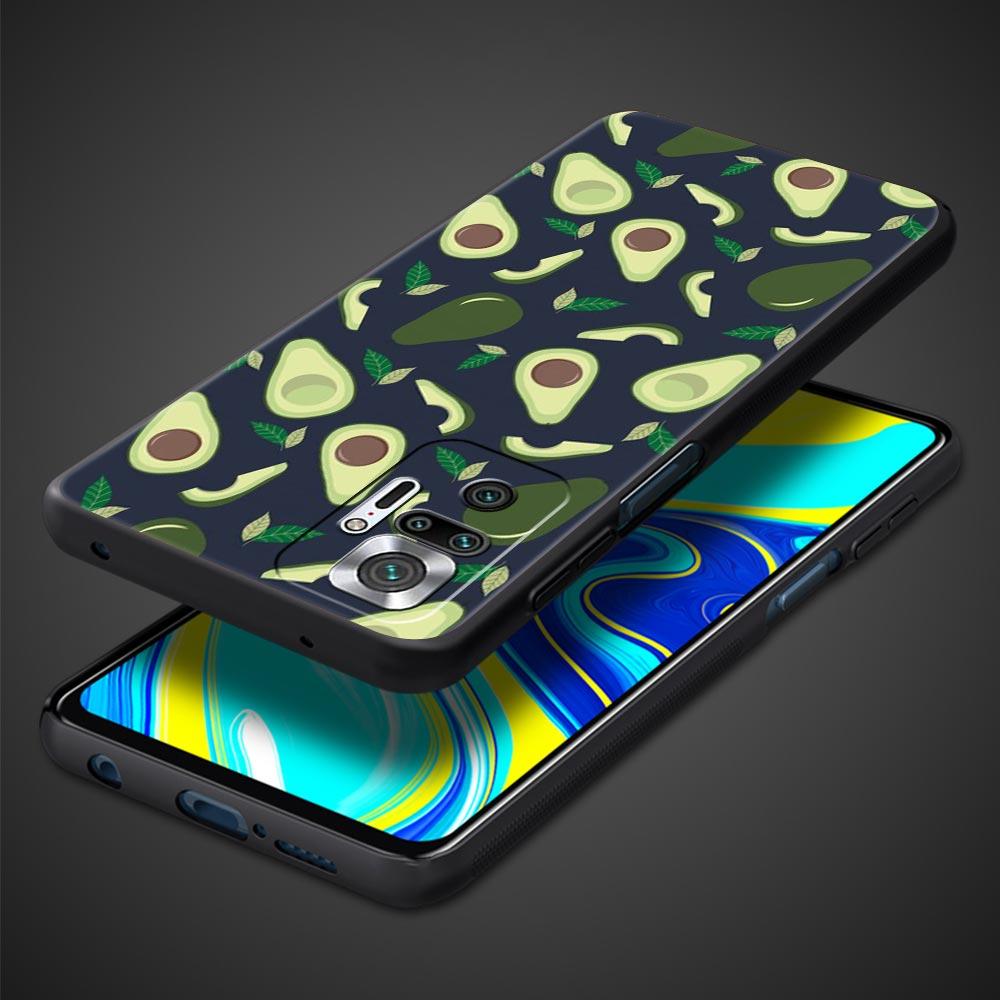Cute Avocado Phone Case Cover for Redmi 14C 10C Note 15 14 13 12 10 11 K40 Pro Plus 5G Soft TPU Shell Shockproof Fundas Capa Bag