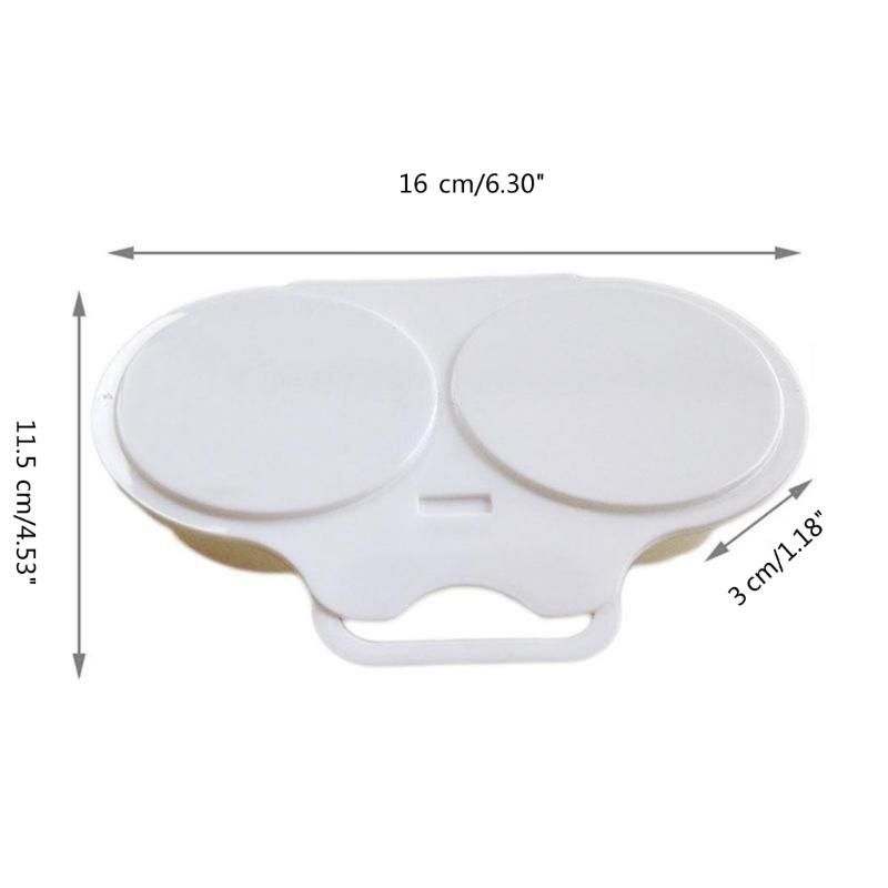 Versatile Microwave Eggs Pan Frying Box Eggs Frying Container Plastic Material Perfect for Busy Professionals Students