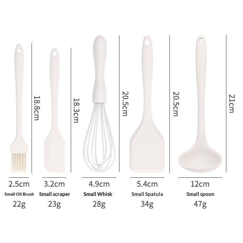 Heat Resistant Non Stick Silicone Baking Set Flexible Hanging Cream Scraper for Bakery Kitchen Pastry Decoration