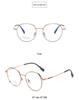 2023 Summer Ultra-Light Round Titanium Glasses with Thick Wide Rim for Myopia & Blue Light Protection - Style 2402