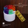 7 Day Pill Box 4 Times A Day 28 Compartments Pill Organiser Weekly Medicine Storage Box for Medication Remedies Tablets Vitamins