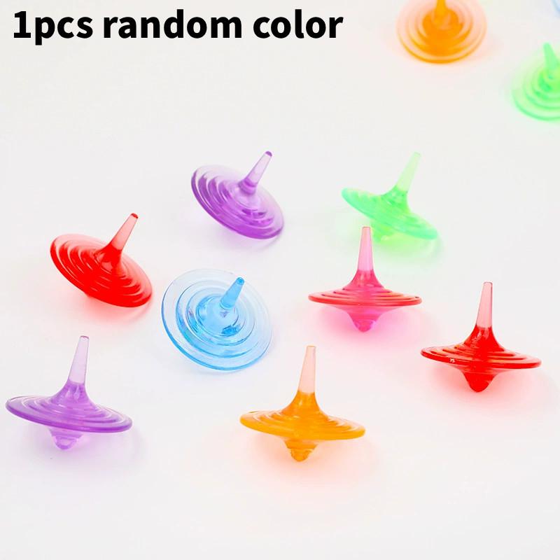 Crystal Children Spin Gyroscope Toy With Colorful For Toddler Learning Gift And