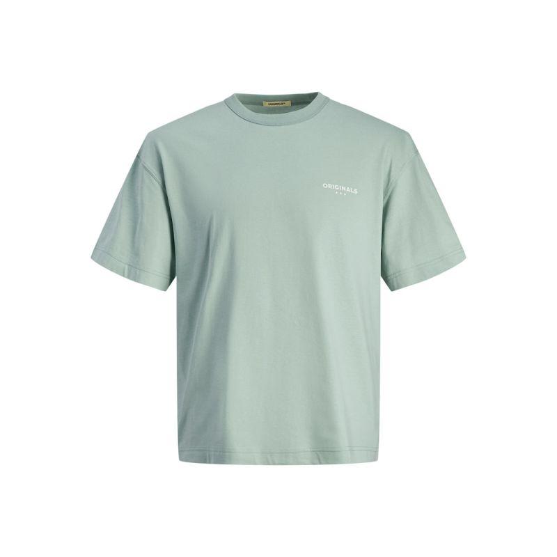 

Футболка серый туман jwhmykonos 12276717 4285 Мужская JACK & JONES S бледно-синий