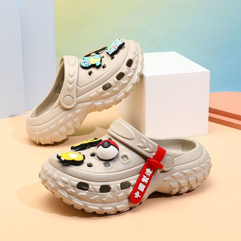 Adorables Sabots Pikachu pour Enfants Sandales d'Été Respirantes Antidérapantes et Confortables