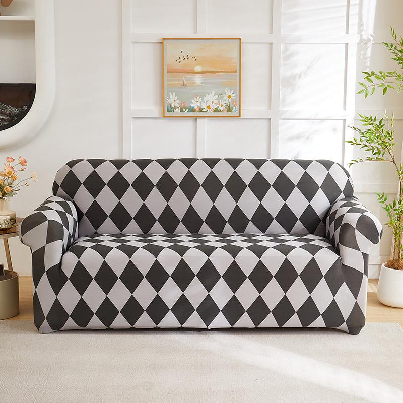 Stretch Milk Silk Printed All Inclusive Universal Sofa Cover Sofa Cover