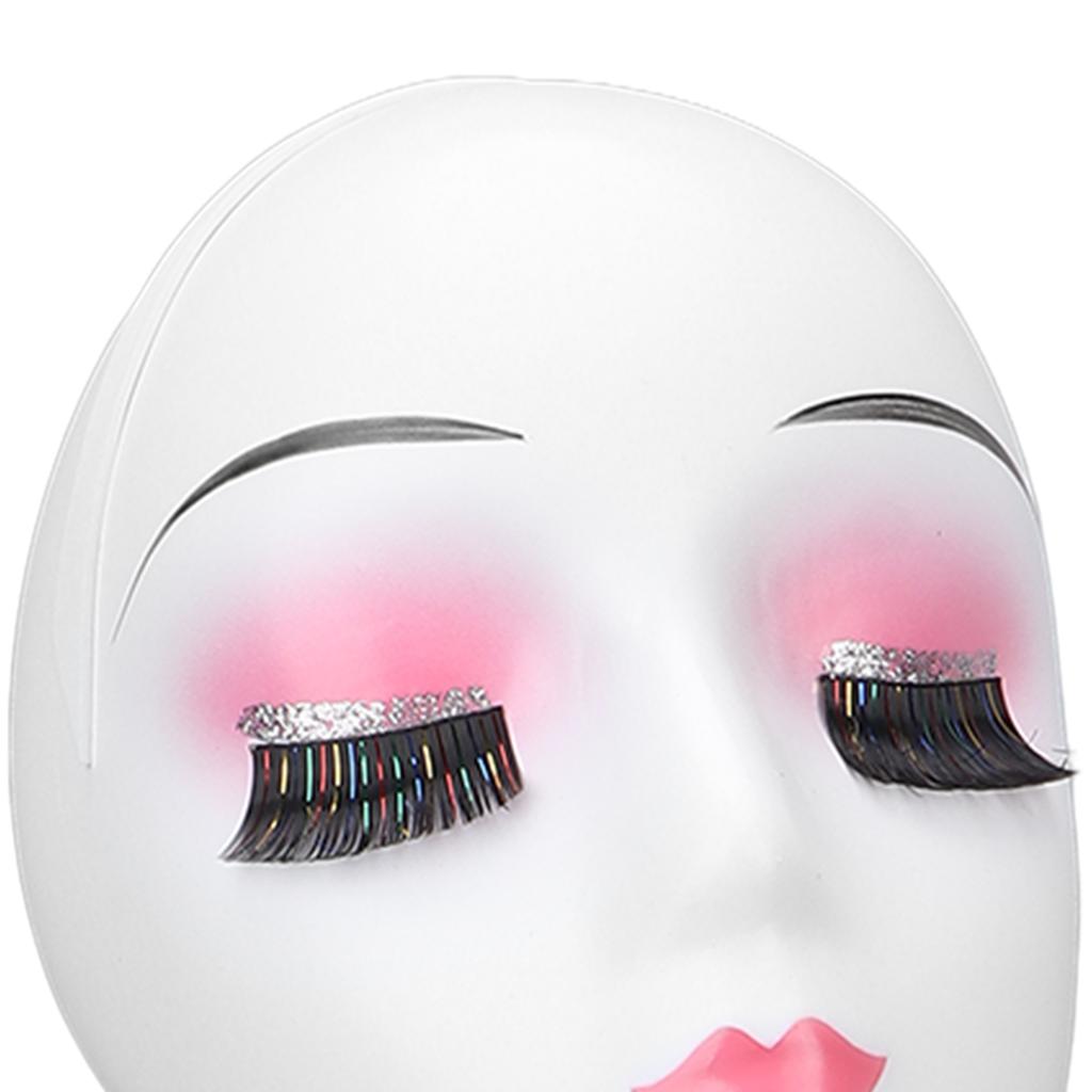 Female Mannequin Head 50cm Stability Beautiful Charming Display Easy Use With Makeup Manikin Head